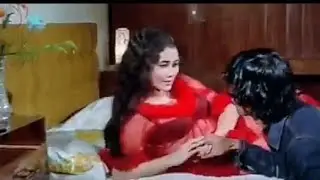 Suzana gaun merah transparan filem jadul hot