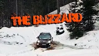 Toyota Land Cruiser Prado 120 - Nissan Patrol - 4x4 Riders on the snow storm - Part I 💪💪💪