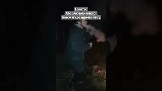 никто:бомж в соседнем лесу #мем #мемы #mem #meme #никто #кринж #прикол #рофл