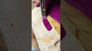Pintando una polilla en acrílico - Serie Bichitos