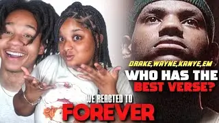 GREATEST COLLAB EVER!!! DRAKE, KANYE WEST, LIL WAYNE, EMINEM - FOREVER(REACTION)