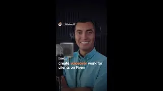 Doing voiceover work on Fiverr as a voice artist 