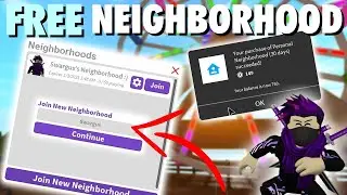 [OPEN UNTIL 2024] FREE BLOXBURG NEIGHBORHOOD (Code) Join My Bloxburg Neighborhood
