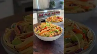 Sesame pasta salad✨