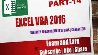 Excel VBA 2016-Part 14 | User form sign-up