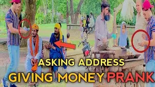 Asking Address & Giving Money Prank |@TOPHOLDERS