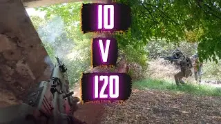 Команда из 10 защитников удержала натиск от 120 человек!