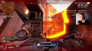 Taxi2g falls off edge into final zone - Apex Legends