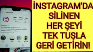 İnstagram'da Silinen Mesajları Geri Getirme Yolu! (İnstagram Silinen Fotoğrafları Geri Getirme)