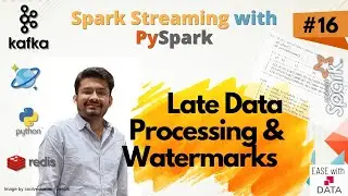 16 Late Data Processing | Watermarks | Tumbling and Sliding Window Operations in Spark Streaming