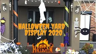 Halloween yard display 2020🎃💀