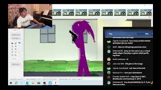 TheBigWhiteGun animating live (episode 7)