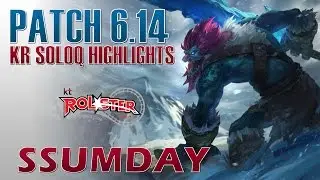 KT Rolster Ssumday - Trundle Top Lane - KR LOL Challenger 1206LP Highlights