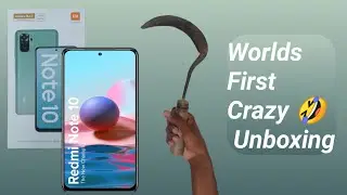 World First Crazy Unboxing Redmi Note 10 With Hashiya