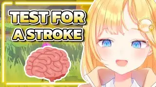 Amelia Teaches Chat A Quick Way To Test For A Stroke【Lil' Gator】【hololieEN - Amelia】