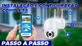 Câmera de Segurança com APP YOOSEE | Como Instalar | Como Configurar | Todos os Recursos