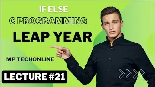 Leap or Not Year | If Else | C Programming | Lecture 21 #cprogramming #evenodd #code #369