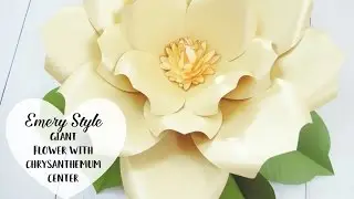 Emery Style- Giant Paper Flower Step by Step Tutorial.