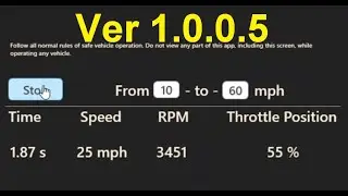 OBD2: New Accelerometer Feature (Ver 1.0.0.5)