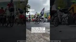 Emergency World Naked Bike Ride in Portland