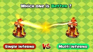 Single inferno Vs Multi inferno ll Clash of troops ll