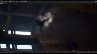 Gameplay  | Unreal Engine 5.2 + ALS  +MetaHuman+ ragdoll + Bodycam Effect + Niagara Particles| TEST