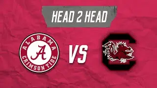 Head to Head: Alabama vs South Carolina