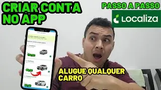 COMO CRIAR CONTA NO APP DA LOCALIZA (ALUGUEL DE VEICULOS)