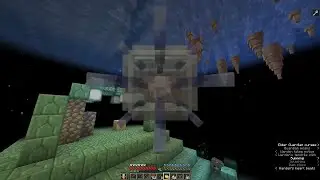 The deadliest place in my world (Ocean Monument Spawned Inside Ancient City)