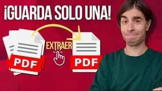Cómo GUARDAR SOLO UNA PÁGINA de PDF | DESCARGAR SOLO 1 PÁGINA de PDF