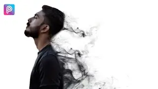 cara edit foto smoke effect di picsart | PicsArt Tutorial