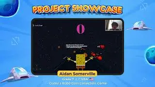 #Projectshowcase - Aidan Somerville, Grade 7, USA |Camp K12 Coding Student