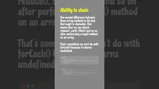 map() vs forEach() #coding #javascript #map #foreach #loop