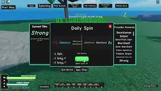 Spin 50 title #aopg  #roblox