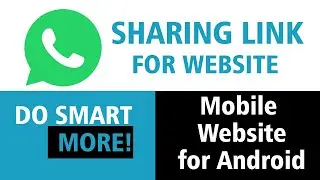 #HowTo Sharing link on #WhatsApp from mobile website for Android