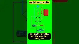 convert 220v to 3v 6v 9v 12v 24v 48v | dc led driver #diy #leddriver #shorts