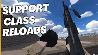 All Support Class Weapons & Reloads - Battlebit Remastered