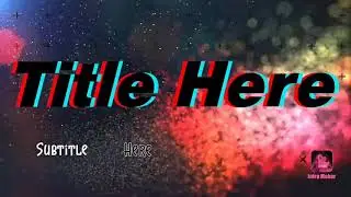 INTRO TEMPLATE | INTRO BACKGROUND MUSIC VLOG | intro with sound