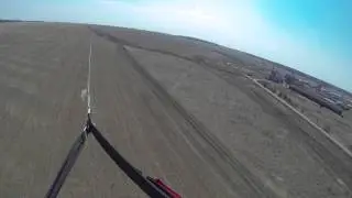 Обрыв троса на малинке.  парапланерный тандем.