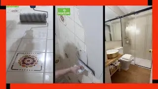 🔥 Transforma tus Azulejos con Microcemento: Paso a Paso para un Acabado Impecable y Duradero