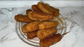 Корн -дог. Рецепт вкусных сосисок в тесте! Вкусный и сытный
