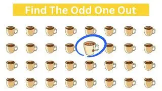 Find The Odd Emoji Out | Fruit Edition | Easy & Hard Levels | #find #game #emojichallenge #quiz #fun