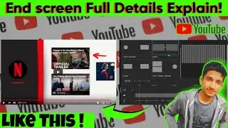 The correct way to apply End Screen How to Add end screen  End Screen template | Something Info Rauf