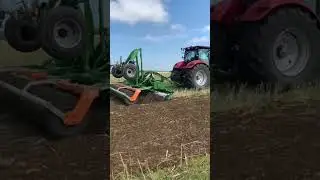 Лущение стерни рапса #агроном #farming #Amazone #уборочная