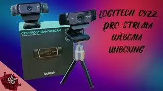 Logitech C922 pro webcam unboxing!!