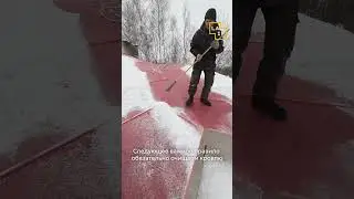 Зимний монтаж мягкой черепицы