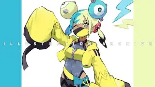 【イラストアーカイブ】ポケモンレジェンズZA カナリィ(ナンジャモのすがた)【二次イラスト回】Real Time Drawing Process