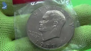 Монета Банка США 1 доллар 1977 года (D). #810