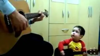 Little Boy Singing (Don't Let me down)