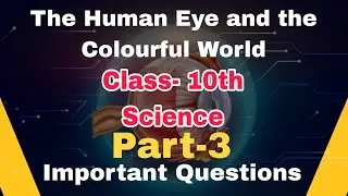 The Human Eye and The Colourful World Important Questions | Class-10th Science boards | Buddy Mentor